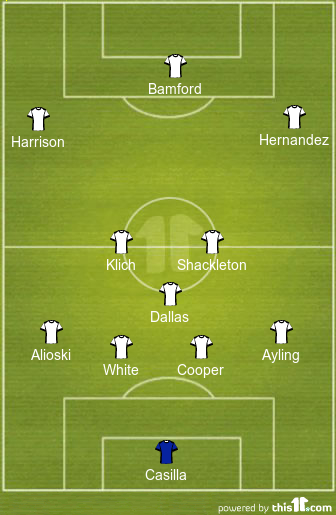 predicted leeds united lineup vs millwall