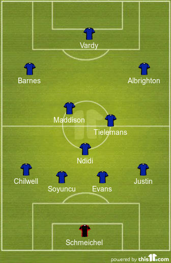 predicted leicester city lineup vs crystal palace