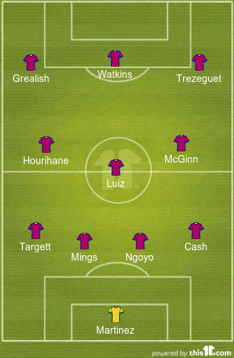 Grealish To Start: Predicted Aston Villa Lineup To Face Wolves