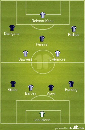 predicted west brom lineup