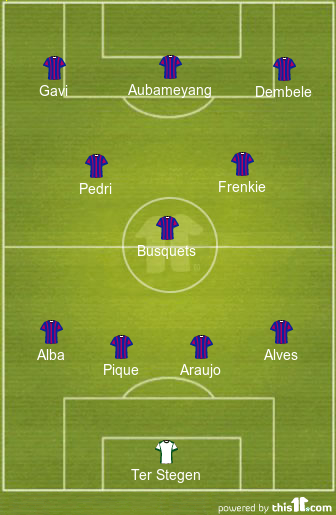 Torres to start from the bench: Barcelona Predicted XI vs Real Madrid 1